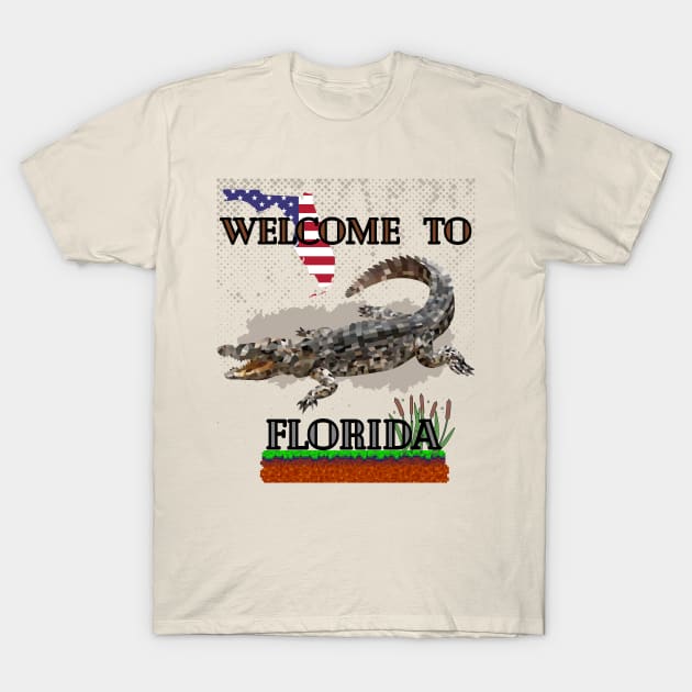 Funny Florida Meme T-Shirt by mieeewoArt